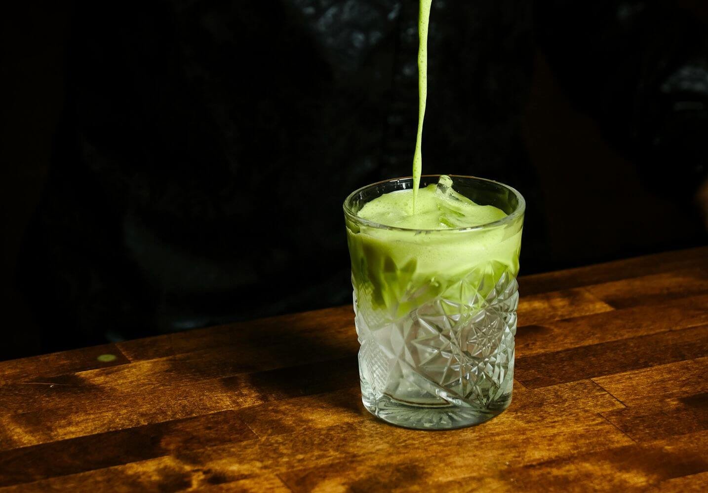 Barra de matcha para eventos en Puebla